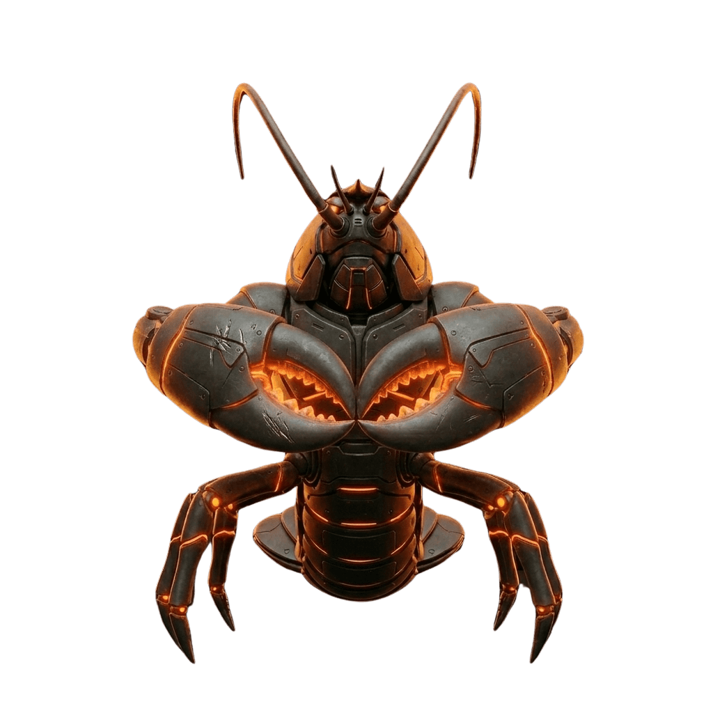Lobster closing arms